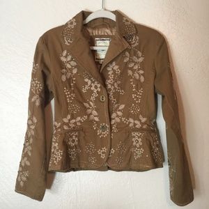 Paparrazi Jacket Fully Embroidered Sequins S